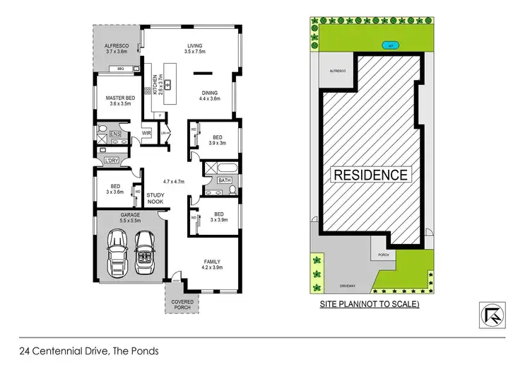 Floorplan of Homely house listing, 24 Centennial Drive, The Ponds NSW 2769