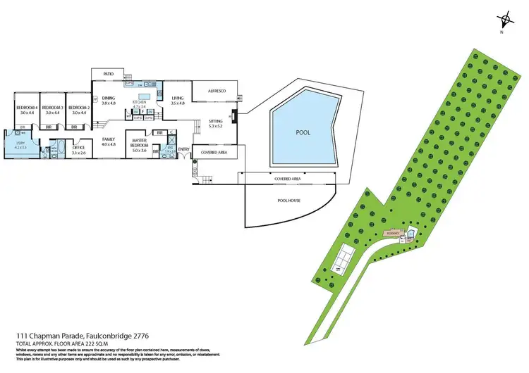 Floorplan of Homely rural property listing, 111 Chapman Parade, Faulconbridge NSW 2776