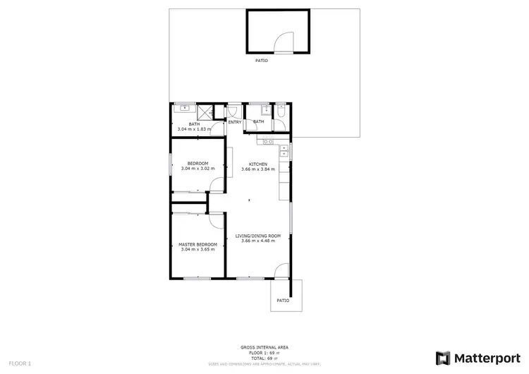 Floorplan of Homely house listing, 1/19 The Boulevard, Mildura VIC 3500