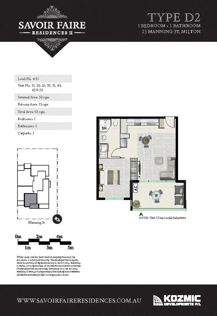 Floorplan of Homely apartment listing, 30/21 Manning Street, Milton QLD 4064