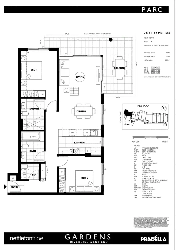 Floorplan of Homely apartment listing, 40403/50 Duncan Street, West End QLD 4101