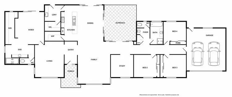 Floorplan of Homely house listing, 1 Brooks Terrace, Killara VIC 3691
