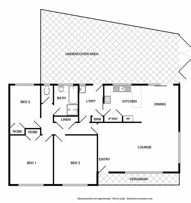 Floorplan of Homely house listing, 8 Turton Court, West Wodonga VIC 3690