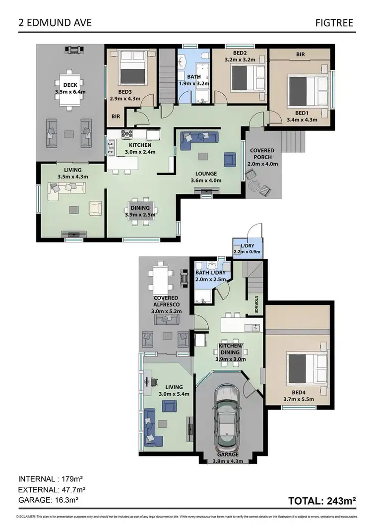 Floorplan of Homely house listing, 2 Edmund Avenue, Figtree NSW 2525