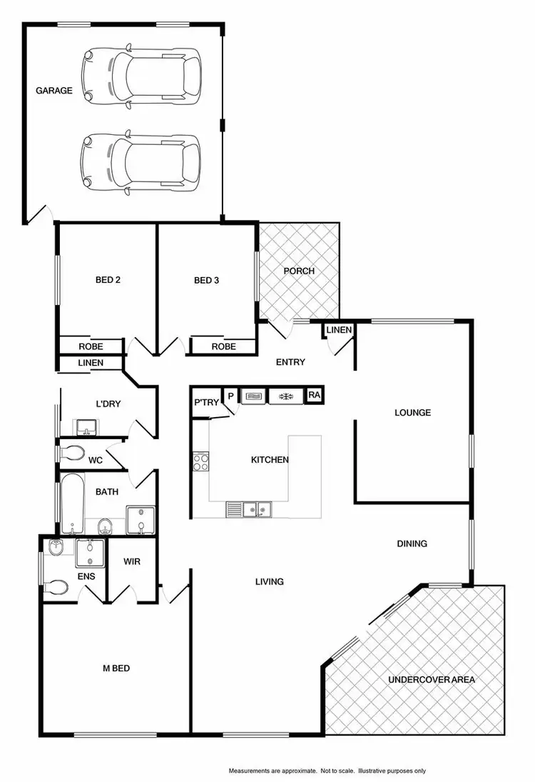 Floorplan of Homely house listing, 25 Iron Way, West Wodonga VIC 3690