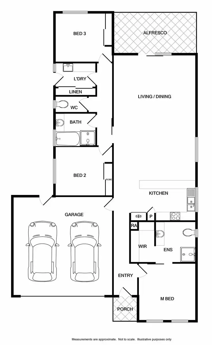 Floorplan of Homely house listing, 41 Peeler Street, Wodonga VIC 3690