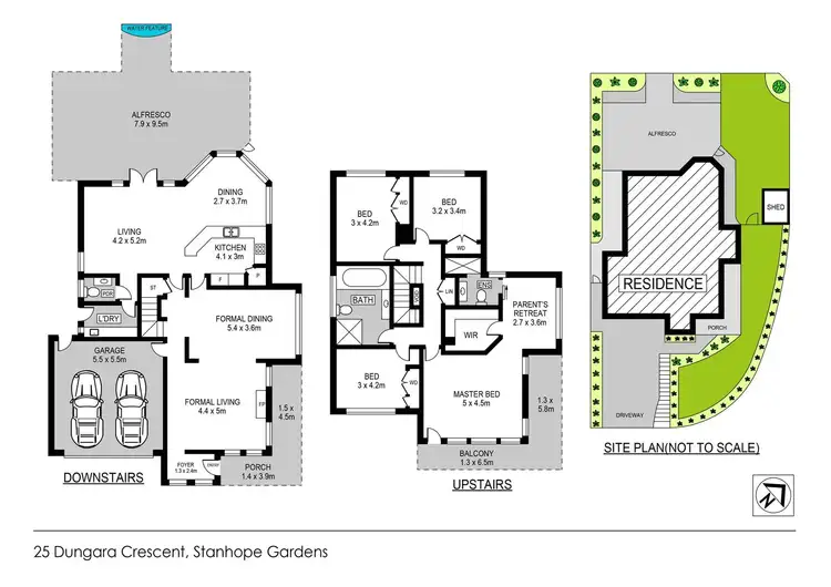 Floorplan of Homely house listing, 25 Dungara Crescent, Stanhope Gardens NSW 2768