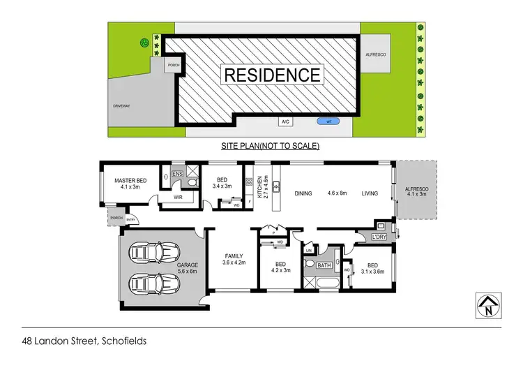Floorplan of Homely house listing, 48 Landon Street, Schofields NSW 2762