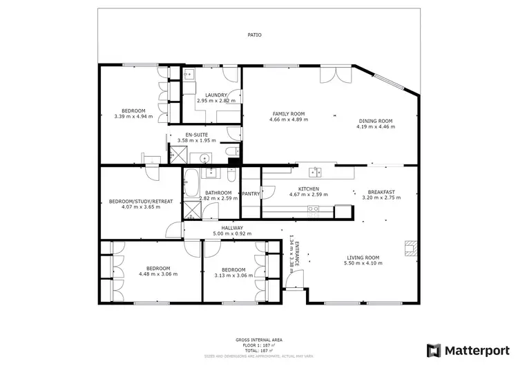 Floorplan of Homely house listing, 939 Irymple Avenue, Irymple VIC 3498