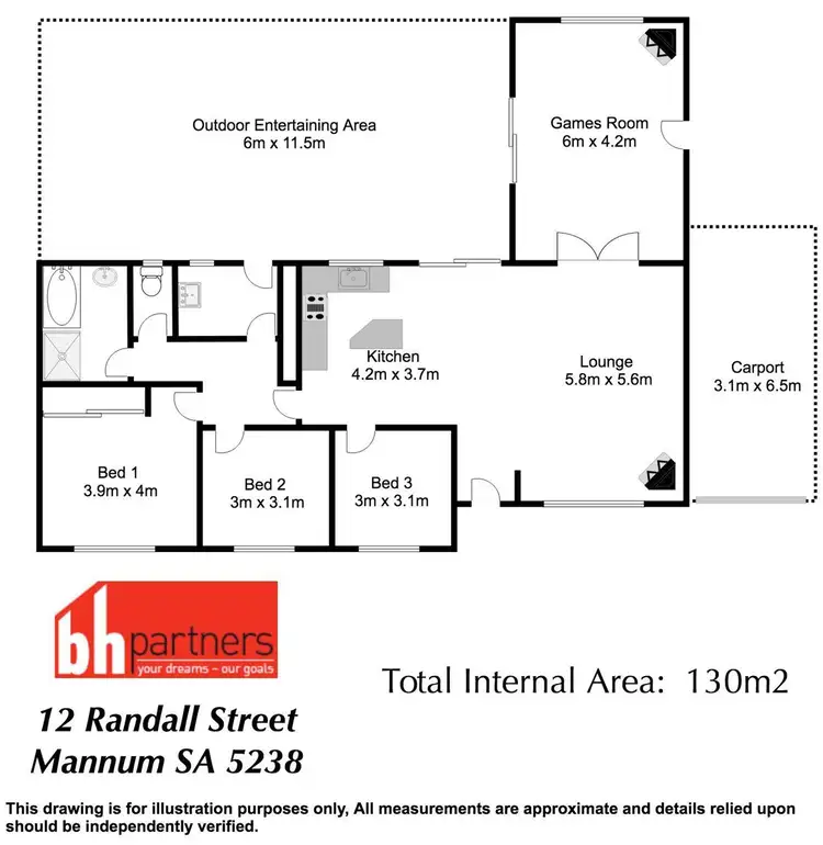 Floorplan of Homely house listing, 12 Randall Street, Mannum SA 5238