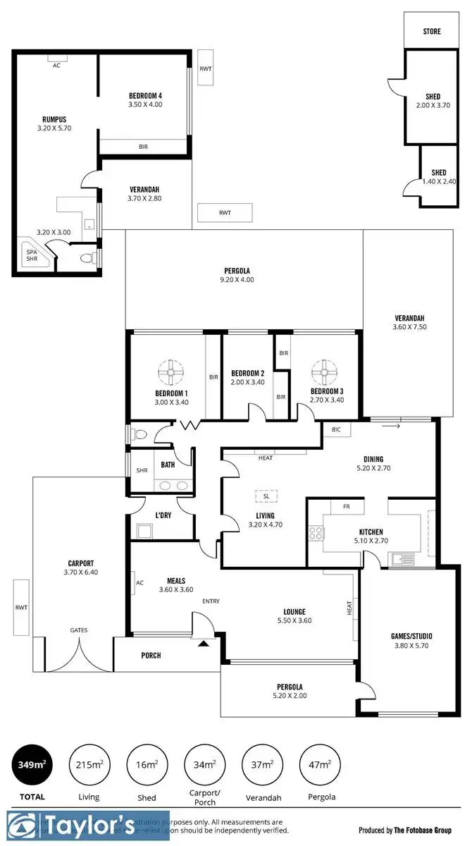 Floorplan of Homely house listing, 7 Frank Street, Para Hills SA 5096