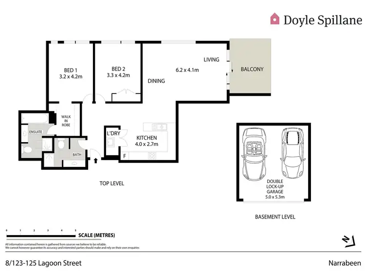 Floorplan of Homely unit listing, 8/123-125 Lagoon Street, Narrabeen NSW 2101