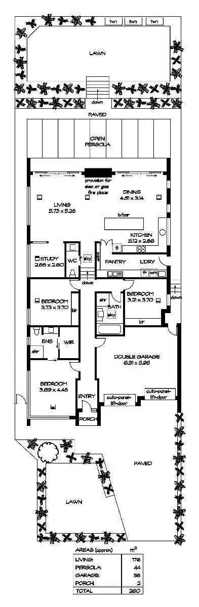 Floorplan of Homely house listing, 26A Princes Road, Torrens Park SA 5062