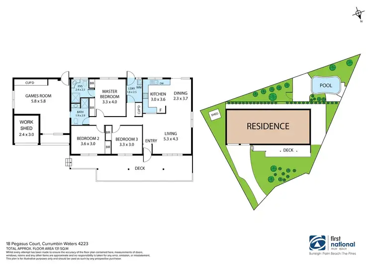 Floorplan of Homely house listing, 18 Pegasus Court, Currumbin Waters QLD 4223
