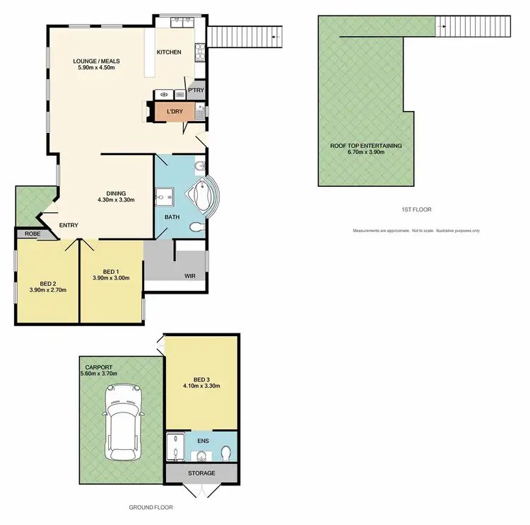 Floorplan of Homely house listing, 23 Shehan Drive, Beechworth VIC 3747
