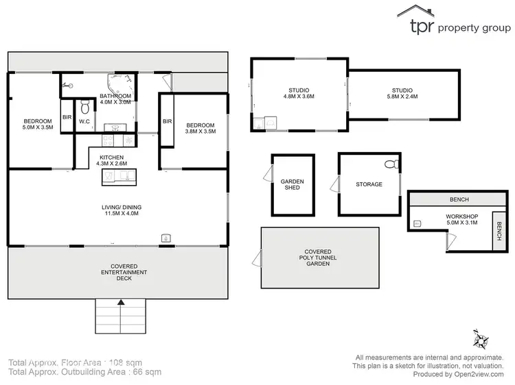 Floorplan of Homely house listing, 4 Sandrock Loop, Abels Bay TAS 7112
