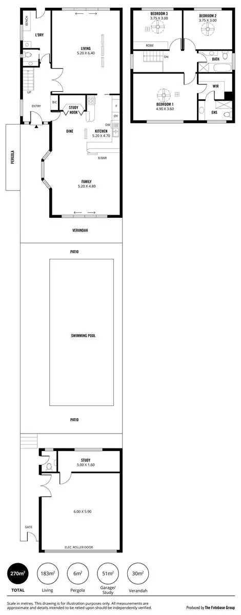 Floorplan of Homely house listing, 394B Kensington Road, Erindale SA 5066