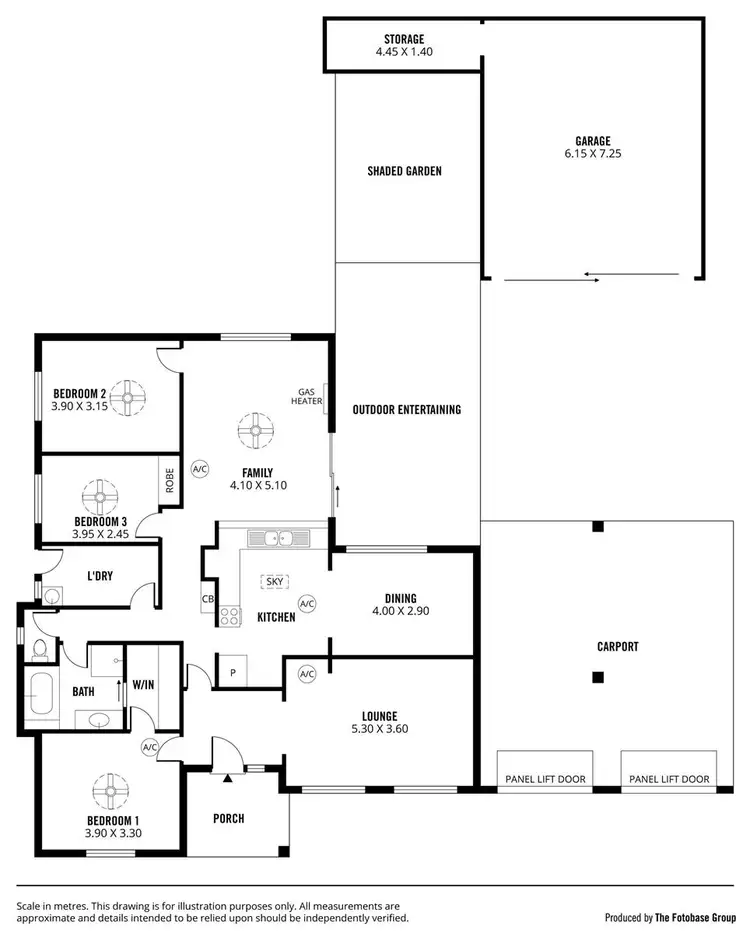 Floorplan of Homely house listing, 22 Dennis Street, Happy Valley SA 5159