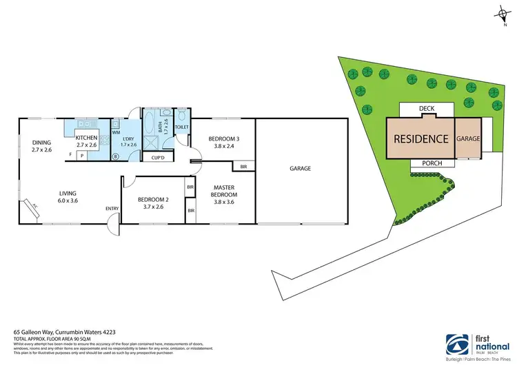 Floorplan of Homely house listing, 65 Galleon Way, Currumbin Waters QLD 4223