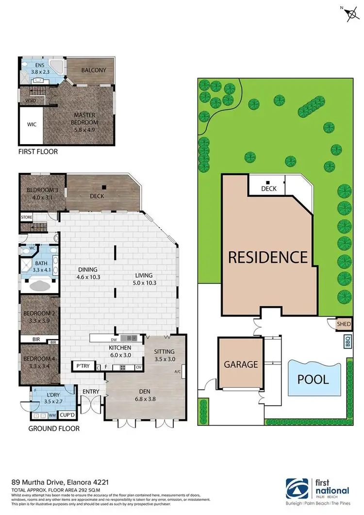 Floorplan of Homely house listing, 89 Murtha Drive, Elanora QLD 4221
