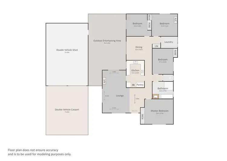 Floorplan of Homely house listing, 23 Robb Street, Oakey QLD 4401