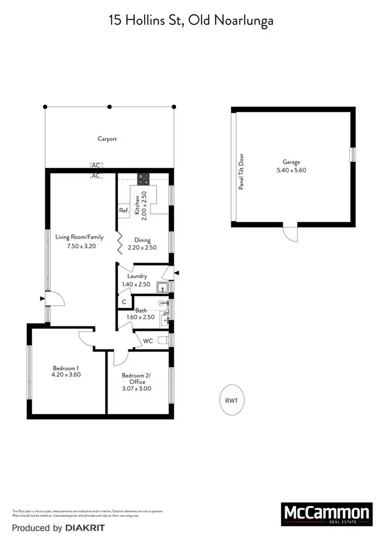 Floorplan of Homely house listing, 15 Hollins Street, Old Noarlunga SA 5168