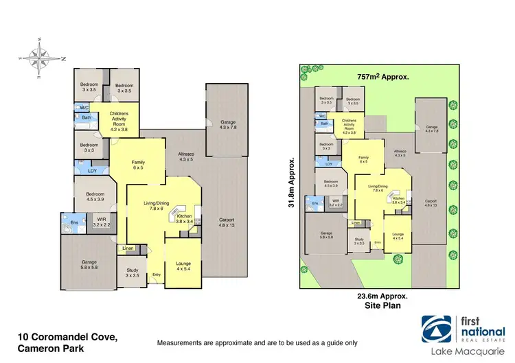 Floorplan of Homely house listing, 10 Coromandel Cove, Cameron Park NSW 2285