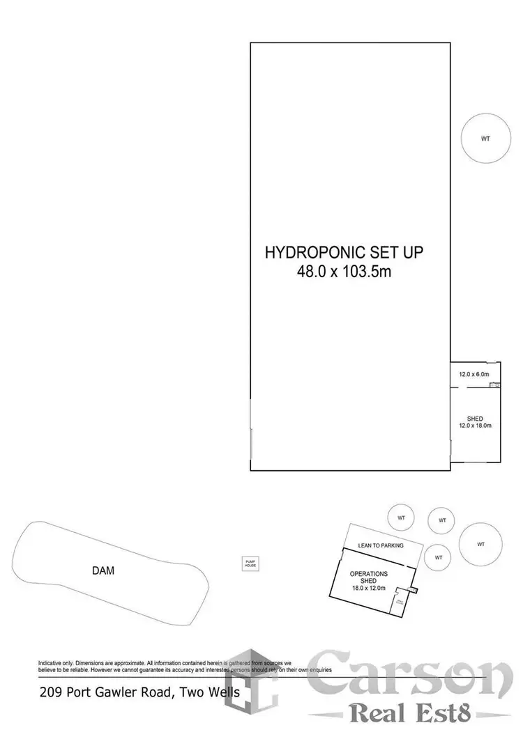 Floorplan of Homely rural property listing, 209 Port Gawler Road, Two Wells SA 5501