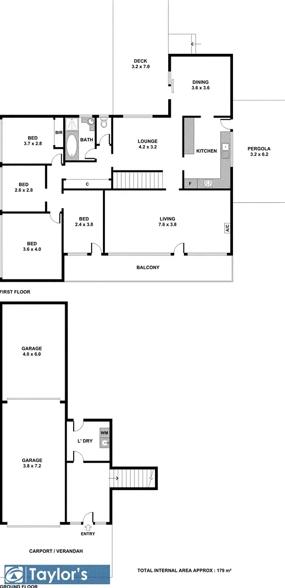 Floorplan of Homely house listing, 22 Julie Road, Para Hills SA 5096