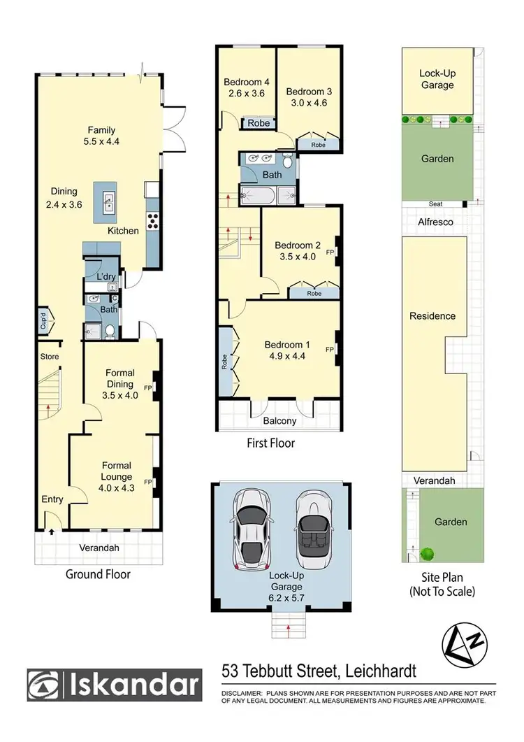 Floorplan of Homely house listing, 53 Tebbutt Street, Leichhardt NSW 2040