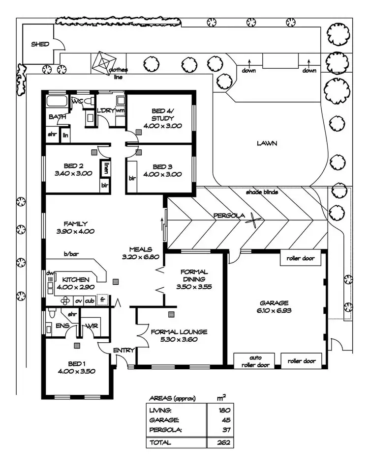 Floorplan of Homely house listing, 33 Riverside Grove, Dernancourt SA 5075