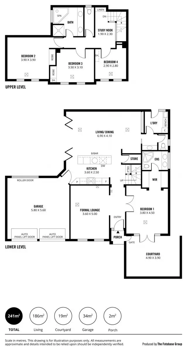 Floorplan of Homely house listing, 10 Fairfield Avenue, Somerton Park SA 5044