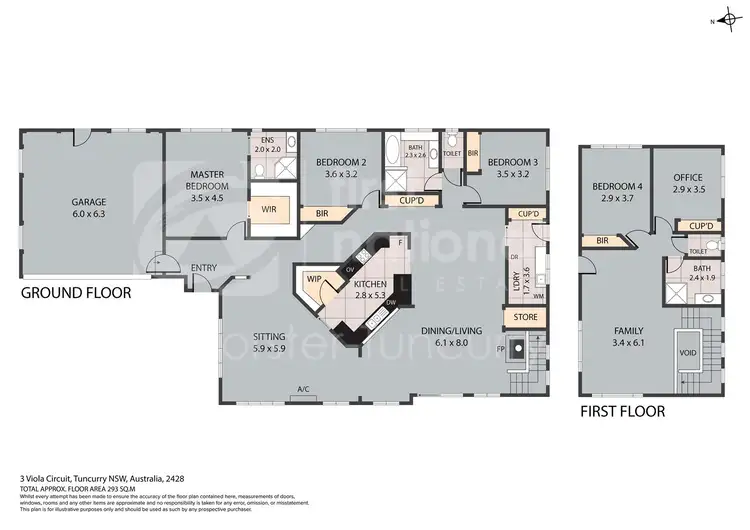 Floorplan of Homely house listing, 3 Viola Circuit, Tuncurry NSW 2428