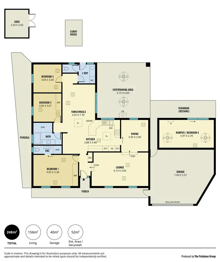 Floorplan of Homely house listing, 4 Rehn Court, Redwood Park SA 5097