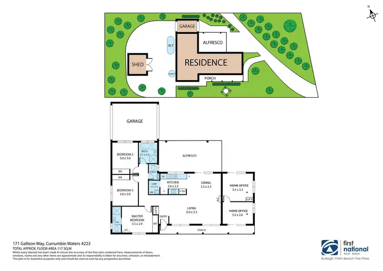 Floorplan of Homely house listing, 171 Galleon Way, Currumbin Waters QLD 4223