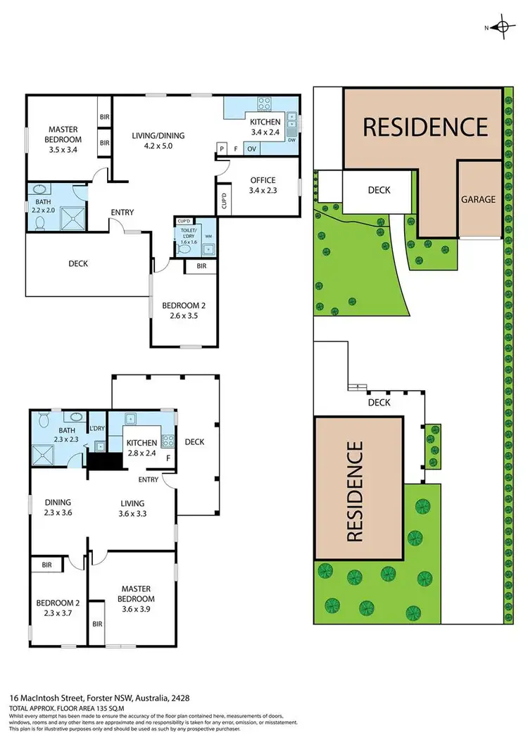Floorplan of Homely house listing, 16 Macintosh Street, Forster NSW 2428