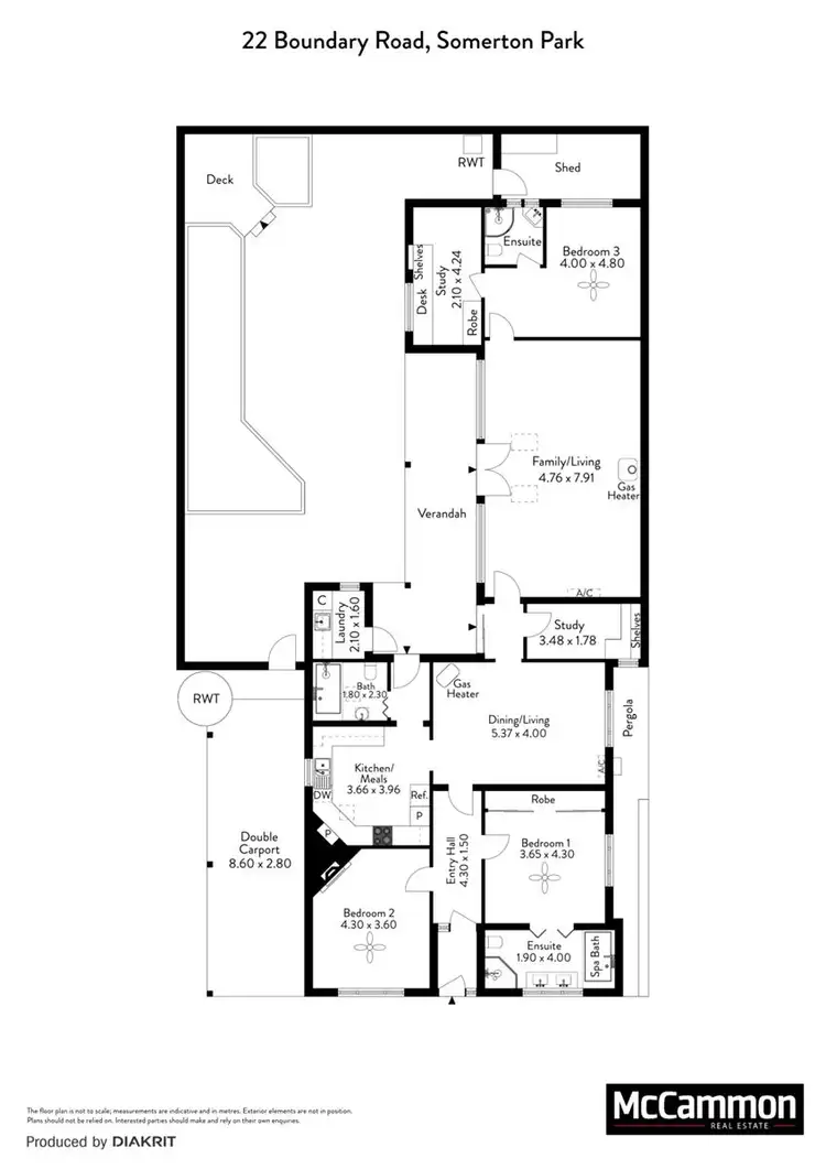 Floorplan of Homely house listing, 22 Boundary Road, Somerton Park SA 5044