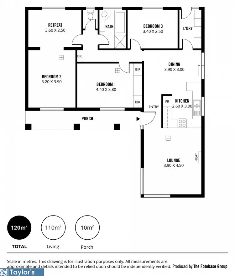 Floorplan of Homely house listing, 34 Ceafield Road, Para Hills West SA 5096