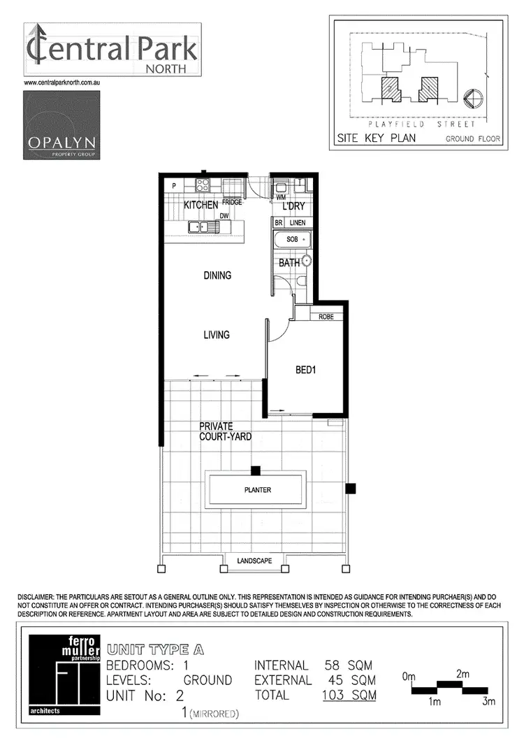 Floorplan of Homely apartment listing, 01/41 Playfield Street, Chermside QLD 4032