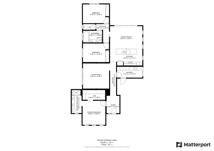 Floorplan of Homely house listing, 23 Dune Drive, Mildura VIC 3500