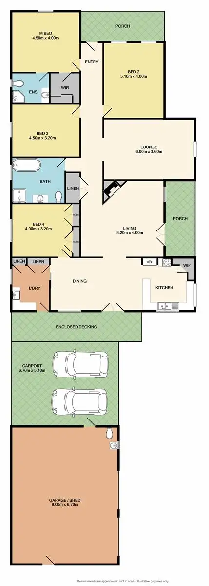 Floorplan of Homely house listing, 9a Mellish Street, Beechworth VIC 3747