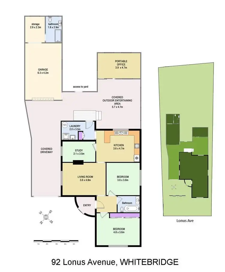 Floorplan of Homely house listing, 92 - 94 Lonus Avenue, Whitebridge NSW 2290