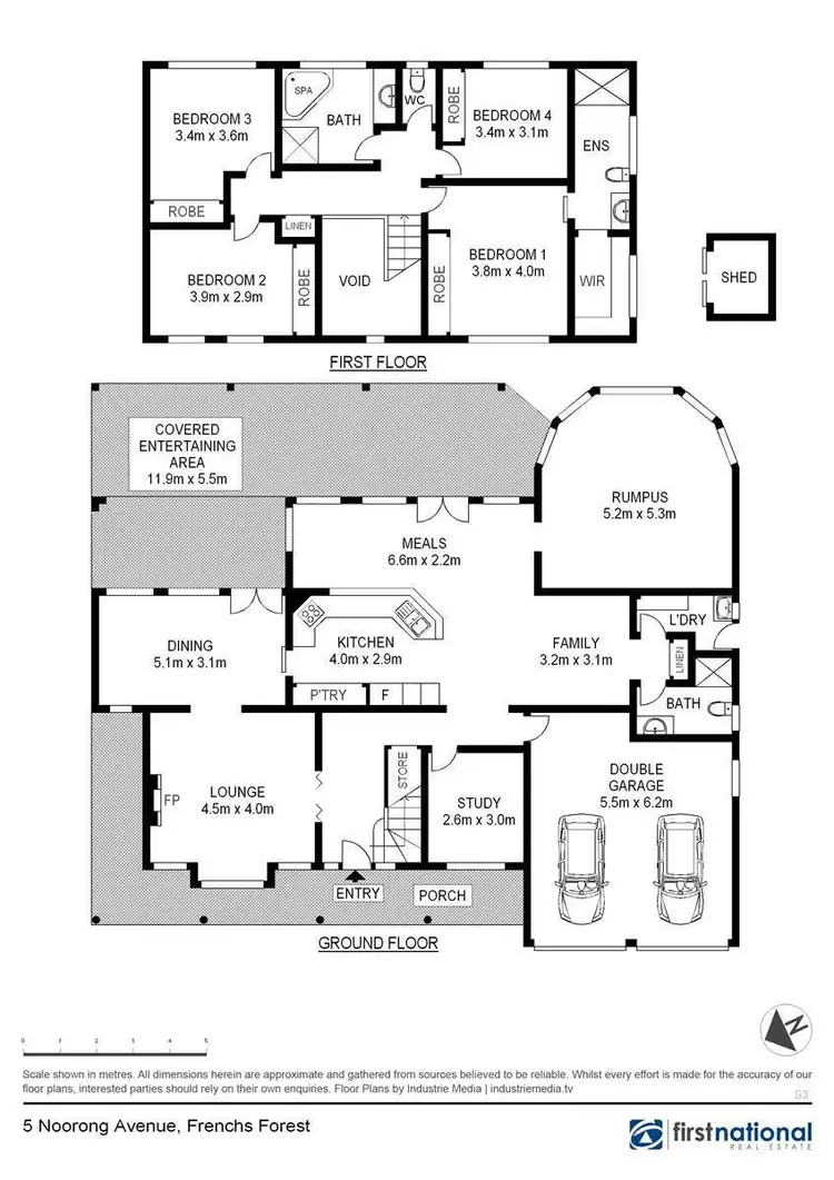 Floorplan of Homely house listing, 5 Noorong Avenue, Frenchs Forest NSW 2086
