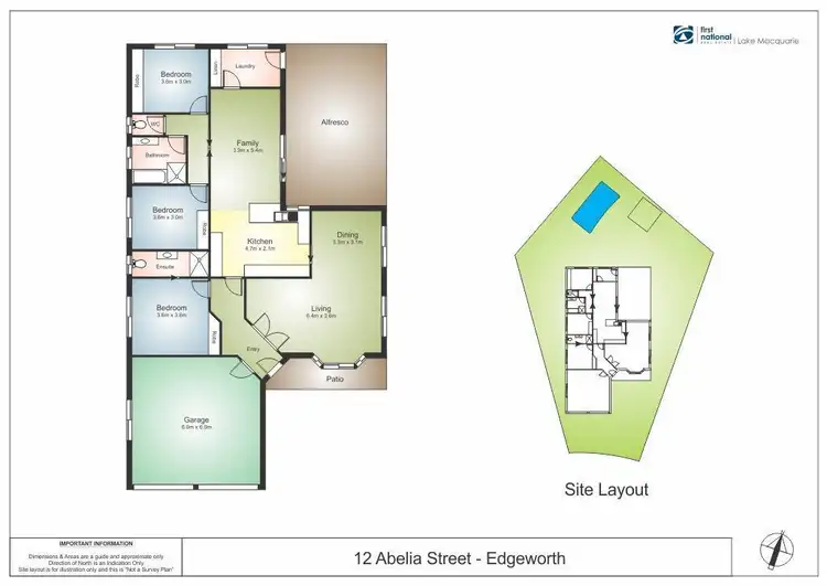Floorplan of Homely house listing, 12 Abelia Street, Edgeworth NSW 2285