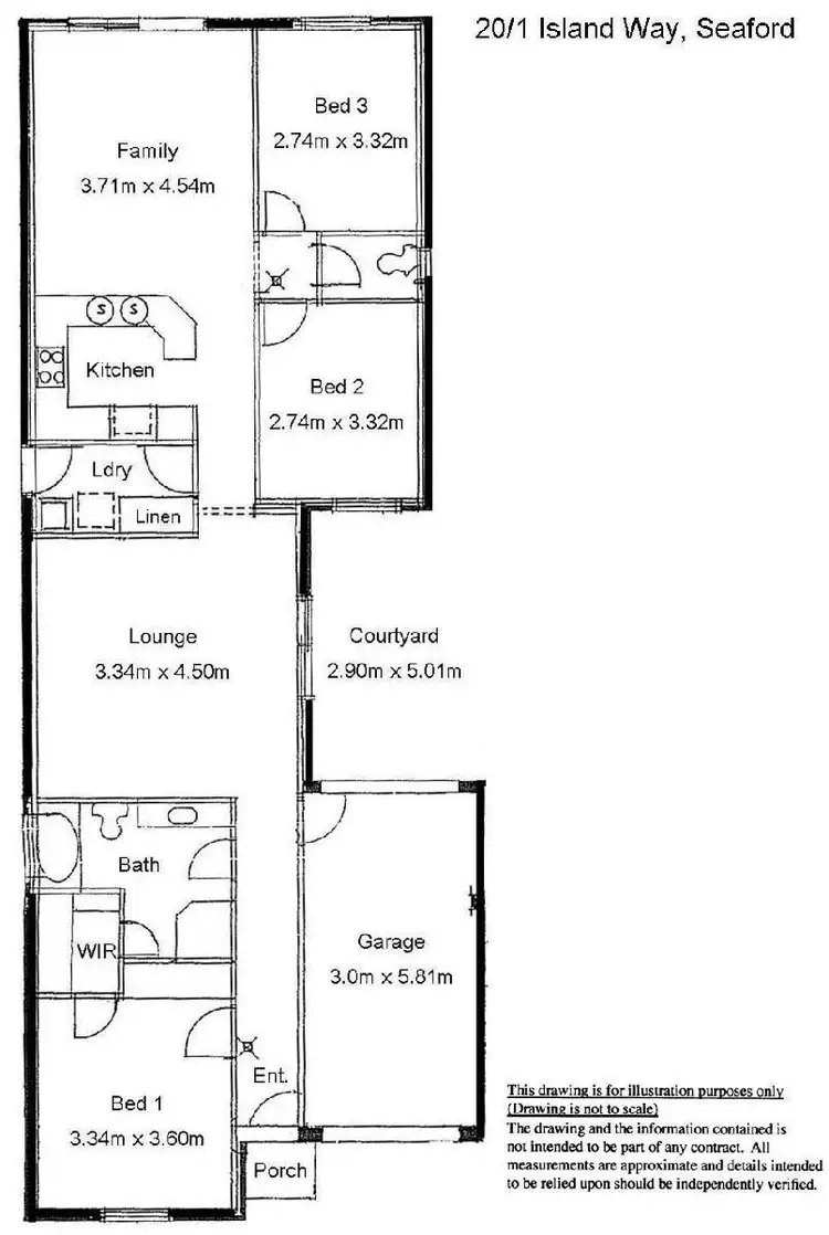 Floorplan of Homely house listing, 20/1 Island Way, Seaford SA 5169