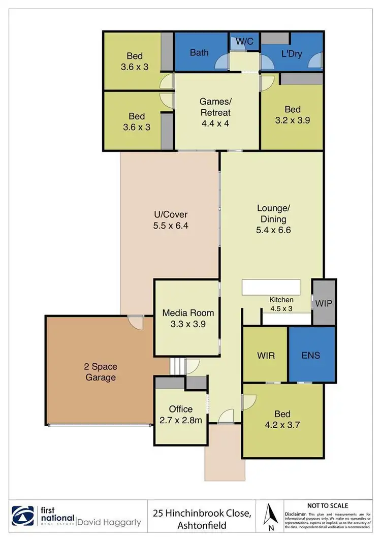 Floorplan of Homely house listing, 25 Hinchinbrook Close, Ashtonfield NSW 2323
