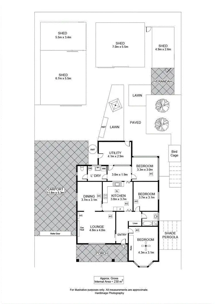 Floorplan of Homely house listing, 8 Speed Avenue, North Plympton SA 5037