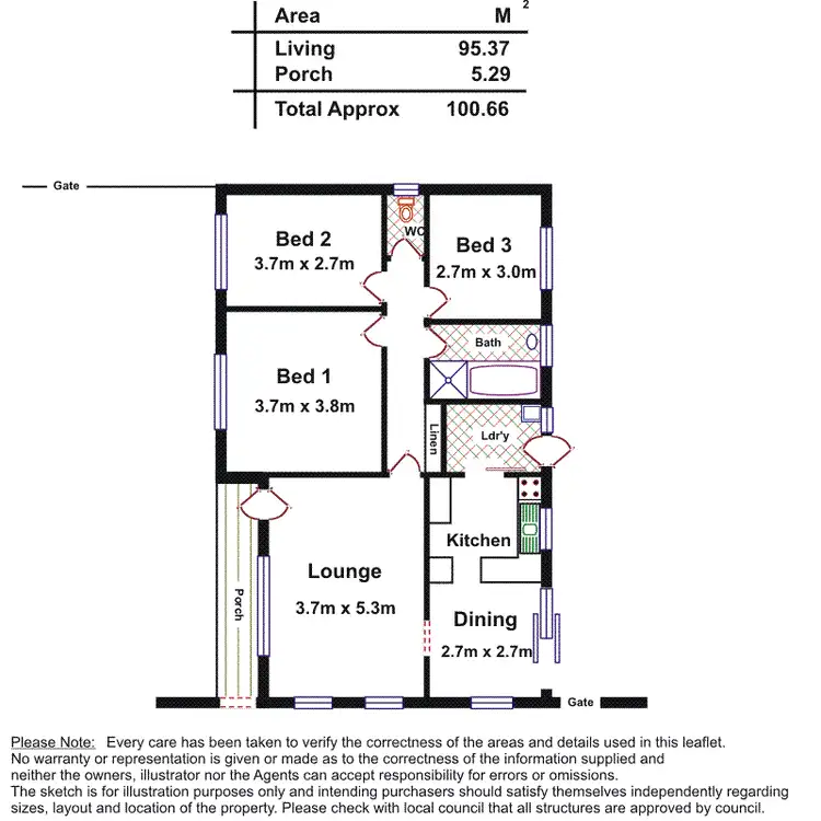 Floorplan of Homely house listing, 13 Vokes Place, Paralowie SA 5108