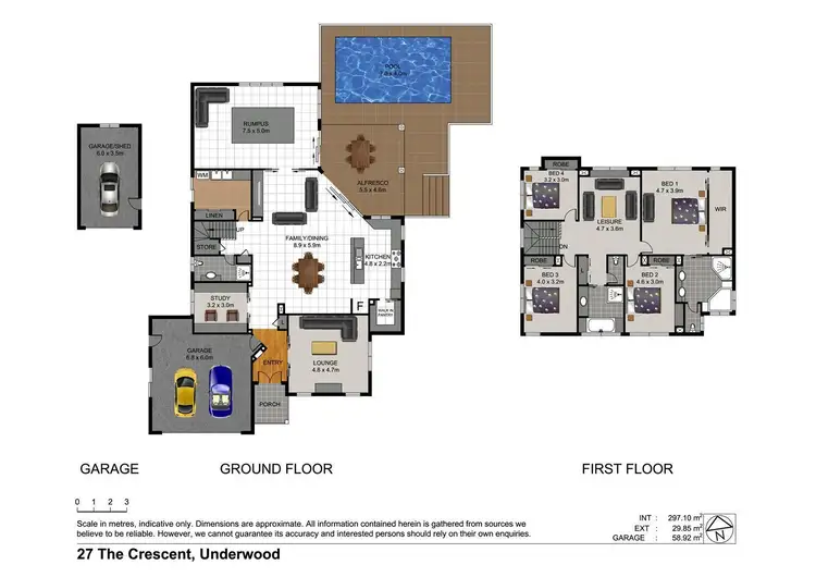 Floorplan of Homely house listing, 27 The Crescent, Underwood QLD 4119