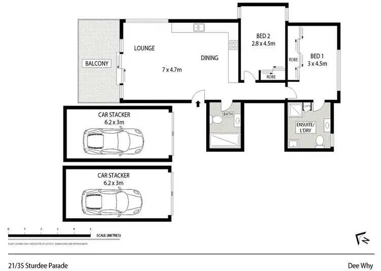 Floorplan of Homely unit listing, 21/35 Sturdee Parade, Dee Why NSW 2099